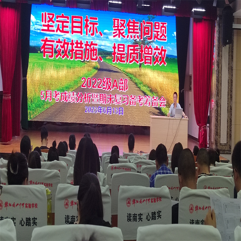   2022級A部5月月考成績分析暨期末復習備考籌備會